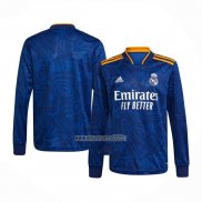 Maglia Real Madrid Away Manica Lunga 2021-2022