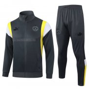 Tuta da Track de Giacca del Borussia Dortmund 2023-2024 Grigio