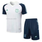 Tuta da Track del Ajax Manga Corta 2023-2024 Verde - Pantalon Corto